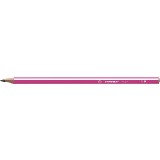 STABILO Grafitceruza, 2B, háromszögletű, vékony, STABILO &quot;Trio&quot;, rózsaszín ceruza