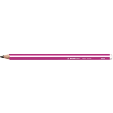 STABILO Grafitceruza, HB, háromszögletű, vastag, STABILO "Trio thick", rózsaszín színes ceruza