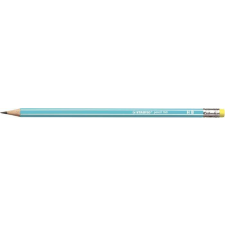 STABILO Grafitceruza radírral, HB, hatszögletű, STABILO Pencil 160, kék (TST216002HB) ceruza