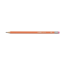 STABILO Grafitceruza stabilo pencil 160 hb hatszögletű radíros narancssárga 2160/03-hb ceruza
