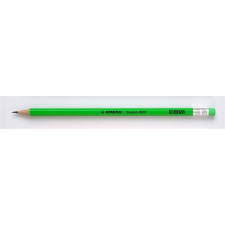 STABILO Grafitceruza stabilo swano 4907 hb hatszögletű radíros neon zöld 4907/hb-33 ceruza