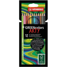 STABILO GREENcolors 12 db tok "ARTY" színes ceruza