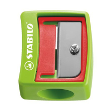 STABILO Hegyező, egylyukú, STABILO "Woody 3 in 1", vegyes színek hegyező