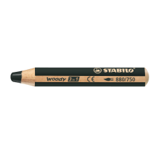 Stabilo Hungária Kft STABILO woody krétaceruza fekete 880/750 színes ceruza