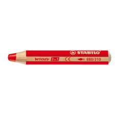 Stabilo Hungária Kft STABILO woody krétaceruza piros 880/310 színes ceruza