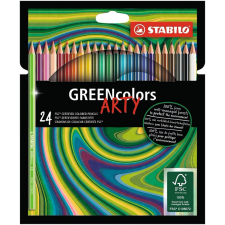 Stabilo International GmbH - Magyarországi Fióktelepe STABILO GREENcolors színes ceruza készlet 24 db-os ARTY színes ceruza