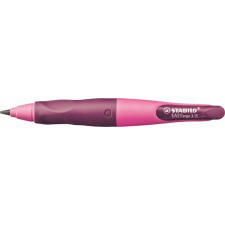 STABILO Nyomósirón, 3,15 mm, jobbkezes, ajándék hegyezővel, STABILO EasyErgo Start, rózsaszín (TST46870) ceruza