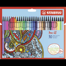 STABILO Pen 68 30 db karton tok (4006381483896) filctoll, marker
