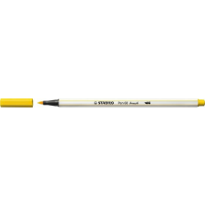 STABILO Pen 68 brush prémium ecsetfilc rugalmas heggyel sárga (568/44) filctoll, marker