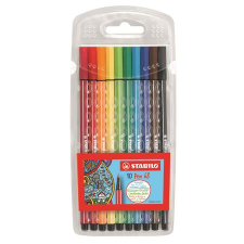 STABILO Pen 68 filctoll Többszínű 10 dB (6810/PL) filctoll, marker