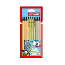 STABILO : Pen 68 rostirón 10 db-os készlet filctoll, marker