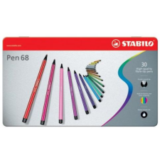 STABILO : Pen 68 színes rostirón 30db-os szett filctoll, marker