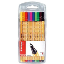 STABILO point 88 10 darab, standard tokban filctoll, marker