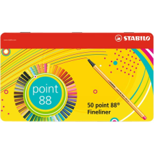 STABILO Point 88 50db-os vegyes színű tűfilc készlet filctoll, marker
