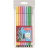  STABILO Rostirón készlet, 1 mm, STABILO "Pen 68", 8 pasztell szín