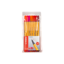 STABILO STABILO point 88 tűfilc szett 8db-os, piros árnyalatok filctoll, marker