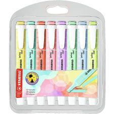 STABILO Swing Cool Pastel 1-4mm Szövegkiemelő készlet - Vegyes színek (8 db / csomag) filctoll, marker