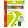 STABILO Színes ceruza készlet, hatszögletű, STABILO "GreenColours", 24 különböző szín