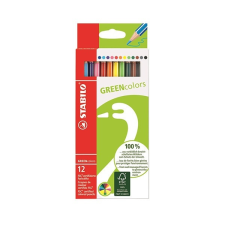 STABILO Színes ceruza STABILO Greencolors hatszögletű környezetbarát 12 db/készlet színes ceruza