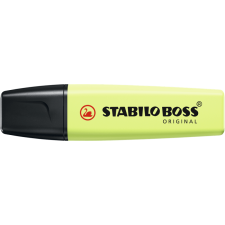 STABILO Szövegkiemelõ 2-5mm, vágott hegyû, STABILO Boss original Pastel lime filctoll, marker