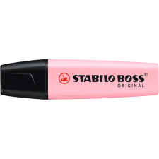 STABILO Szövegkiemelő 2-5mm, vágott hegyű, STABILO Boss original Pastel pink filctoll, marker
