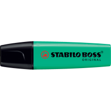 STABILO Szövegkiemelő 2-5mm, vágott hegyű, STABILO Boss original türkiz filctoll, marker