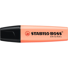 STABILO Szövegkiemelő 2-5mm, vágott hegyű, Stabilo Boss Pastel 70/126 barack filctoll, marker