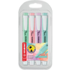 STABILO Szövegkiemelő készlet, 1-4 mm, STABILO "Swing Cool Pastel", 4 különböző szín