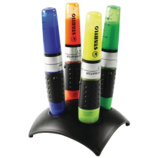 STABILO Szövegkiemelő készlet 2-5 mm műanyag asztali tartó Luminator 4 szín filctoll, marker
