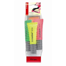 STABILO Szövegkiemelő készlet, 2-5 mm, STABILO &quot;Neon&quot;, 4 különböző szín filctoll, marker