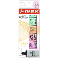 STABILO Szövegkiemelő készlet, STABILO, "Boss Mini Pastellove", 6 különböző szín filctoll, marker