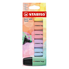 STABILO Szövegkiemelő STABILO Boss Mini Pastel 6 darabos filctoll, marker