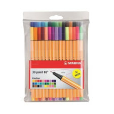 STABILO Tûfilc készlet, 0,4 mm, STABILO "Point 88", 25+5 különbözõ szín filctoll, marker
