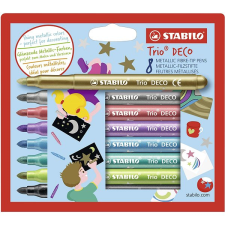 STABILO Trio Deco 8 db tok filctoll, marker