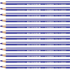 STABILO Trio vastag - 12 db-os kiszerelés - ultramarinkék színes ceruza