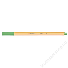 STABILO Tűfilc, 0,4 mm, STABILO Point 88, neon zöld (TST88033) filctoll, marker