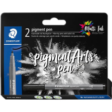 STAEDTLER 376 Pigment marker 1 mm Black, 2 db filctoll, marker