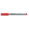  STAEDTLER Alkoholmentes marker, OHP, 0,4 mm, STAEDTLER "Lumocolor® 311 S", piros