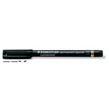 STAEDTLER Alkoholos marker, 0,4 mm, S, STAEDTLER &quot;Lumocolor Special&quot;, fekete filctoll, marker