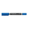 STAEDTLER Alkoholos marker, 0,6/1,5 mm, kúpos, kétvégű, STAEDTLER "Lumocolor® duo 348", kék