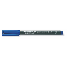 STAEDTLER Alkoholos marker, OHP, 0,6 mm, STAEDTLER "Lumocolor 318", kék filctoll, marker
