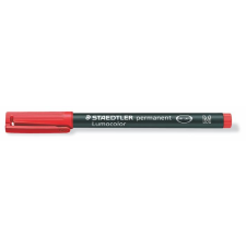  STAEDTLER Alkoholos marker, OHP, 1 mm, STAEDTLER &quot;Lumocolor® 317 M&quot;, piros filctoll, marker
