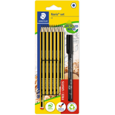 STAEDTLER Bleistifte Set Noris 100% PEFC + 1 Lumocolor retail (120 BK12P3) ceruza