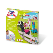 STAEDTLER FIMO Kids Form & Play Égethető Gyurma készlet - Pónik/ 4x42 g gyurma