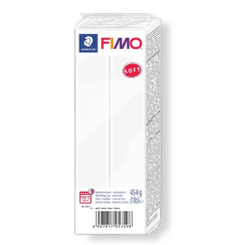 STAEDTLER FIMO Soft Égethető gyurma 454g - Fehér gyurma