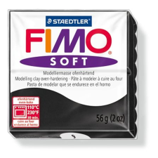 STAEDTLER FIMO Soft Égethető gyurma 56g - Fekete gyurma
