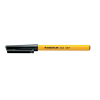 STAEDTLER Golyóstoll, 0,3 mm, kupakos, STAEDTLER "Stick 430 F", fekete