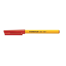 STAEDTLER Golyóstoll, 0,3 mm, kupakos, STAEDTLER "Stick 430 F", piros toll