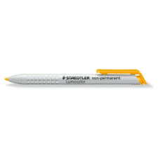 STAEDTLER Jelölőkréta adagoló, mindenre író, lemosható (omnichrom), STAEDTLER Lumocolor 768, sárga (TS768N1) ceruza