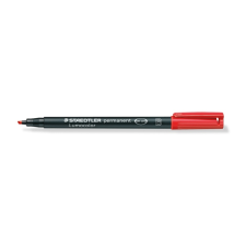 STAEDTLER Marker LumocolorB 1,0-2,5mm perm.vágott,piros-314-2-10db/dob-STAEDTLER filctoll, marker
